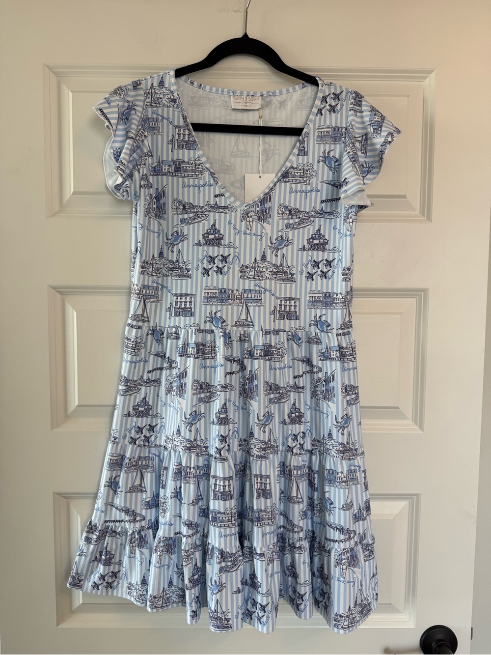 NWT Smith & Quinn Delaney Dress in Blue Annapolitan